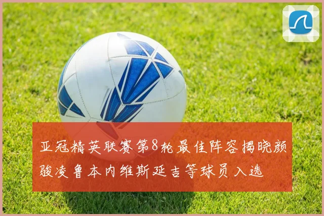 亚冠精英联赛第8轮最佳阵容揭晓颜骏凌鲁本内维斯延吉等球员入选
